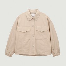 행텐 23년 봄 [여성] 베이직 코튼 트러커 오버핏 자켓_131(10410-120-212-09)