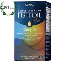 GNC 피쉬오일 플러스 100mg CoQ10 60소프트젤