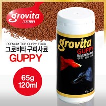 그로비타 구피 전용사료 (120ml)/고급사료/사은품