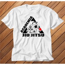 써머 패션 핫세일 남성 라운드넥 티셔츠 그레이시 주짓수 아카데미 화이트 디자인 Gracie JiuJitsu, XXL, WHITE