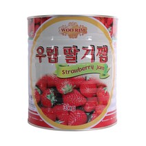우림 딸기잼 3kg, 1캔