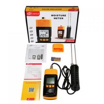 콘크리트 바닥 수분 함량 함수율 측정기 토양습도, 1개, GM605