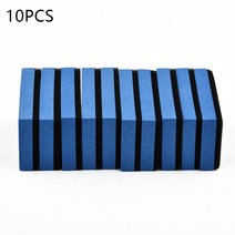 10pcs 자동차 세라믹 코팅 스폰지 애플리케이터 쉬운 청소 가죽 폴란드어 패드 거품 마이크로 화이버 범용 용품