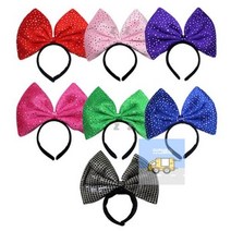 기념일이벤트 파티용 학교축제용품 미니리본머리띠 어린이날선 축하파티파티용왕리본머리띠 1A6E