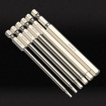 BROPPE 6P 육각 비트 세트 100mm 자석 렌치 드라이버, 단품