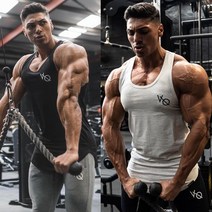 VQ 남성용 짐웨어 운동복 머슬핏 베이직 헬스 나시