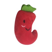 귀여운 박제 개 난감 작은 품종을위한 대화 형 난감 개 삐걱 거리는 애완 동물 고양이 씹는 소리 난감 애완 동물 개 액세서리, 07 chili