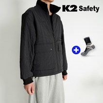 K2 경량 남자 점퍼 슬림 패딩 다운 자켓 오버핏퀼팅 동계자켓 + V존특허 양말