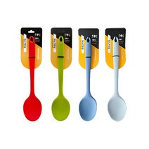환경 호르몬 걱정없는 실텍 국내산 플래티늄 실리콘 요리주걱 멀티스푼 4colors, 그린, 1개