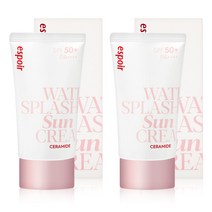 에스쁘아 워터 스플래쉬 선크림 세라마이드 60ml 2개