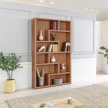 아트박스/플레인홈 라치 디자인 책장 6단 1200, 워시