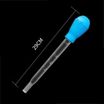 길게 피펫 수족관 사이펀 물고기 탱크 진공 청소기 물 교환기용 청소 도구 29cm 45cm 30ml 50ml, [07] 29cm 30ml Blue