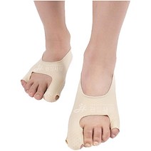 실리콘 무지외반증교정기 발가락사이 실리콘 2족 무지외반증보조기, S
