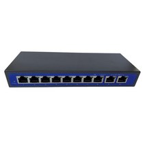 9 포트 10/100Mbps 8POE 포트 및 2 업링크 전원 공급 장치, 설명, 블랙, 설명