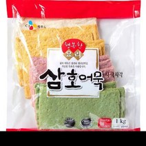 사색 사각 어묵 삼호 1KG, 단품, 단품
