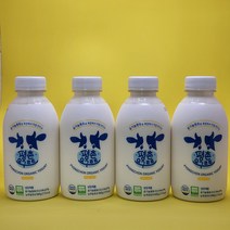 평촌요구르트 대용량 500ml, 4병