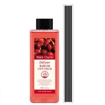 더 허브샵 디퓨저 리필오일 200ml 방향제 향기 취향 자몽 피치 코튼 현관 집 스튜디오 식용성 섬유 스틱 공병 교체용 실속형 본품 재사용 여성, 더허브샵 디퓨저 리필오일 200ml, 딥그린로즈