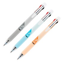 마이펜/유성펜 마이볼3색 0.5mm, 0.5 그레이