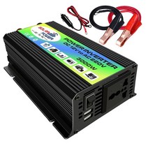 태양광인버터 피크 3000w dc 12v to ac 220v 태양광 인버터 전압 변압기 변환기 자동차 인버터 태양열 인버터 가전 자동, 검은색