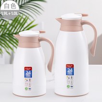 미니보온병 보온물병 티포트 Darong휴대가를 재다 용미니 소개 물병 보온병 보온 결혼 온수포트, T15-흰색 1.9L크게 사다 스몰