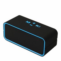 인공지능 AI 스피커C200 무선 야외 블루투스 스피커 모바일 컴퓨터 서브 우퍼 카드 미니, 01 black