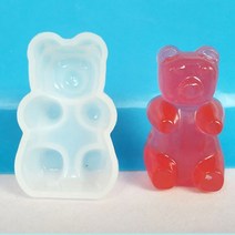 향초만들기 곰돌이모양틀 곰돌이몰드 방향제만들기 비누만들기 하리보 실리콘몰드 실리콘틀, 1-곰돌이몰드-중