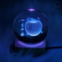 유리공예 수정 구슬 공예 카페 장식품, L