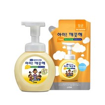 아이깨끗해 거품형 핸드솝 250ml 용기 x 1개 + 200ml 리필 x 1개 / 손세정제, 7.청포도 200ml리필x8개