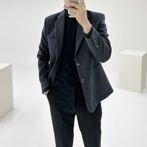 아도르클래식 피렌체 울 모직 봄 가을 겨울 캐주얼 슬림핏 빅사이즈 자켓