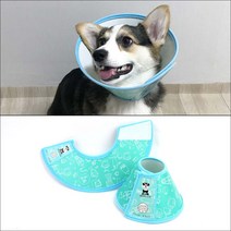 수술 회복 보호구 강아지 넥카라 목보호대 중성화 수술관리 수술후 시술 습진 치료후, 1개, 5호