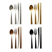 라페스타 커트러리 세트 4P 무광 4colors, 선택:네로, 단품