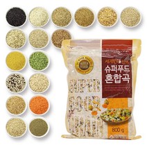 [푸드마인] 슈퍼푸드 혼합곡 800g x 10봉 잡곡 귀리 병아리콩 렌틸콩, 10개, 상세 설명 참조