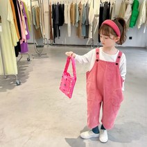 로디 코듀로이 멜빵 팬츠 R5666