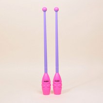 니스포 리듬체조 곤봉 시니어 45cm 멀티컬러 핑크/퍼플