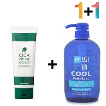 시카 클렌징 폼 개기름 쌀겨 팩 CICA 50 대, 시카프라임폼 1개_데오워터 1개