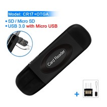 usb 30 multi Smart memory card reader OTG adapter mini cardreader for micro SD TF m [A00037918], CR17-OTGA