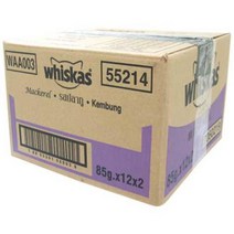 수분가득 고단백 냥이 주식사료 80g 24p 인도어용, 7세이상(고등어)