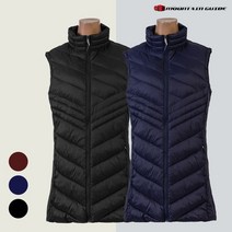 [마운틴가이드]겨울 등산복 단체복 베스트 여성 경량 롱 패딩조끼 MZW-V204-35
