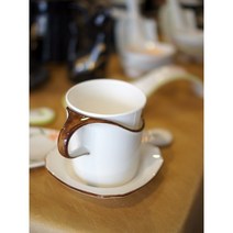 카카오라인 도자기 종이컵홀더[핸드페인팅 도자기]