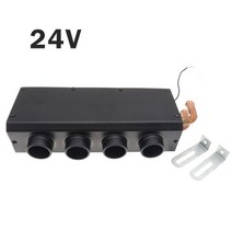 무시동히터 애프터 블로우 차량용 자동차 자동차용 온풍기 히터 이동식 부품 캠핑 12V24V 자동 밴 난방 팬 바람막이 유리 성에 제거 공기 4 포트 RV 모터홈 트레일러 트럭용, 05 24V