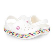 [크록스키즈] 크록스 크록밴드 젬 밴드 클로그 키즈 207605-100, 사이즈:J2