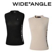 와이드앵글 WWM23K91 여성 VA 스카시 조직 스웨터 베스트