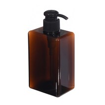 [허브스프레이] 친환경 PETG 사각 디스펜서 100ml 150ml 250ml 280ml 샴푸 물비누 용기, 280ml갈색