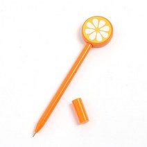 상큼 오렌지 과일 볼펜 중성볼펜, 상세페이지 참조