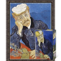 퍼즐피플 가세박사 초상화 500피스 명화 직소퍼즐, 액자포함(엔틱실버), 500p