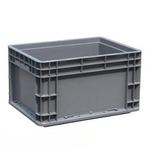 농업용 콘티박스 회색 플라스틱운반상자 정리바구니, 그레이, 600x400x350 그레이, 1개