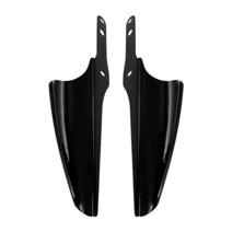 미국발송 YHMTIVTU Motocycle 1쌍 포크 마운트 윈드 디플렉터 할리 로드 킹 스트리트 글라이드 일렉트라 글라이드 FLHT FLHR FLHX 1995-2020에 적합