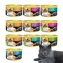 고양이 간식캔 촉촉한 쉬바캔 85g 모음, 7세이상 촉촉한 닭가슴살과 그레이지소스