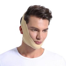 [몰빵샵] 남자 브이라인 리프팅 밴드 광대 이중턱 교정, 스킨, L