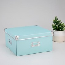 슬라이딩책장 슬라이딩 책장 공간 분리 낮은 틈새 철제 회전패션 홈 종이 스토리지 박스 색상 덮여 Collaps, 05 One Blue_05 30X29X15 cm